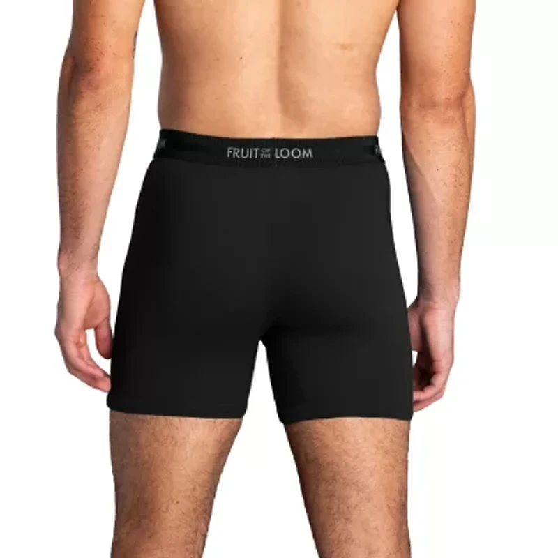 Fruit of the Loom Breathable Mens 3 Pack Boxers Pi3bp540