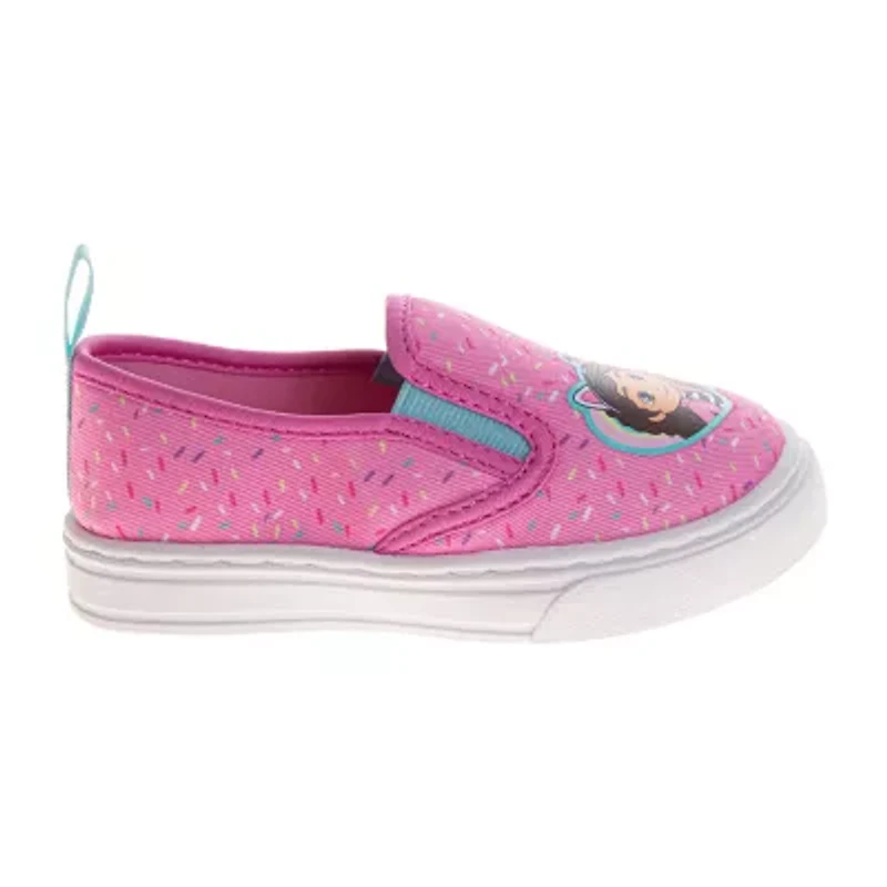 Josmo Favorite Character Sneakers Girls Gabby's Dollhouse Round Closed Toe Slip-On Shoe