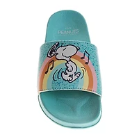 Josmo Little Kid Girls Peanuts Favorite Character Sneakers Flip-Flops