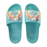 Josmo Little Kid Girls Peanuts Favorite Character Sneakers Flip-Flops
