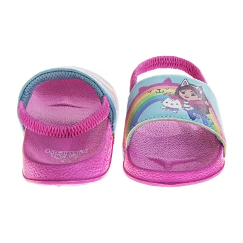 Josmo Toddler Girls Gabby's Dollhouse Favorite Character Sneakers Flip-Flops