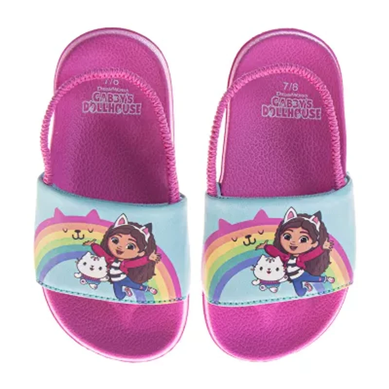 Josmo Toddler Girls Gabby's Dollhouse Favorite Character Sneakers Flip-Flops