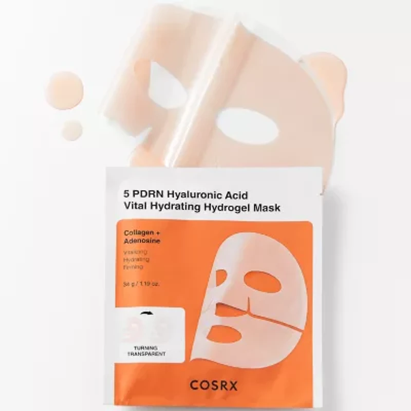 Cosrx 5 Pdrn Hyaluronic Acid Vital Hydration Hydrogel Mask