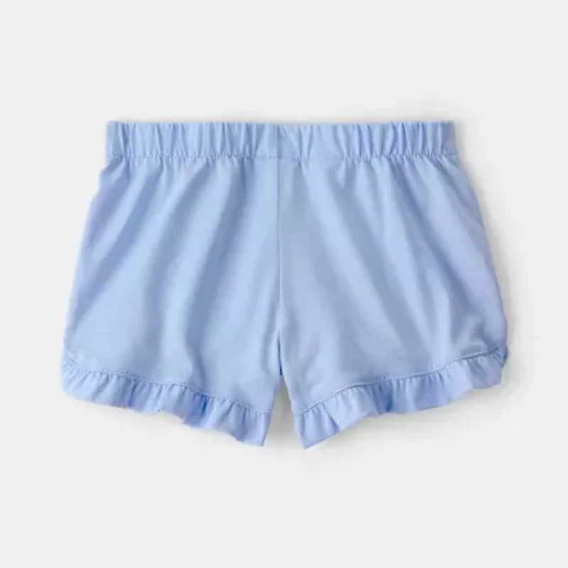 Carter's Baby Girls Mid Rise 2-pc. Pull-On Short