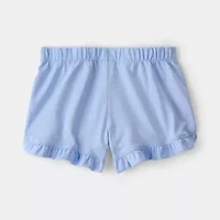Carter's Baby Girls Mid Rise 2-pc. Pull-On Short