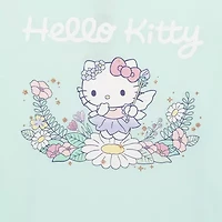 Little & Big Kid Girls Crew Neck Short Sleeve Regular Fit Hello Kitty Graphic T-Shirt