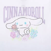 Little & Big Kid Girls Crew Neck Short Sleeve Regular Fit Cinnamoroll Graphic T-Shirt