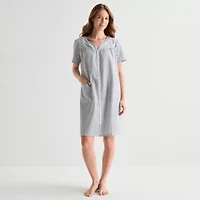 Adonna Womens Short Sleeve Mid Length Robe