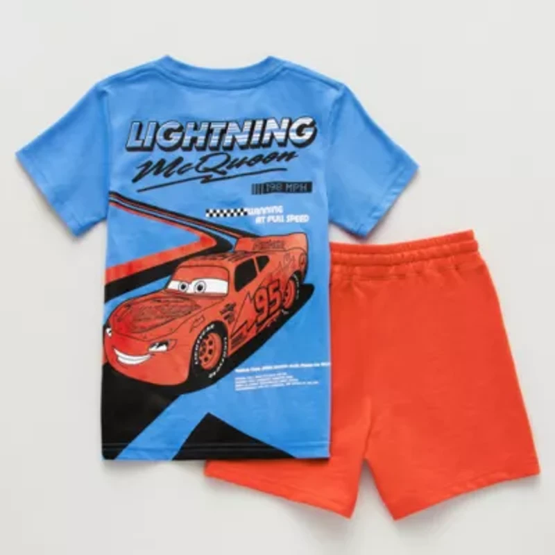 Disney Collection Little & Big Kid Boys Cars 2-pc. Short Set