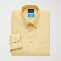 Stafford Coolmax All Season Ecomade Oxford Mens Slim Fit Stretch Fabric Wrinkle Free Long Sleeve Dress Shirt