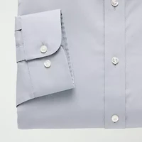 Stafford Big And Tall Advanced Performance Sweat Repel Mens Long Sleeve Dress Shirt