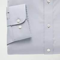 Stafford Big And Tall Advanced Performance Sweat Repel Mens Long Sleeve Dress Shirt