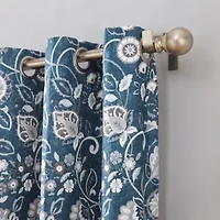 Sun Zero Jorah Grommet Top Energy Saving Light-Filtering Single Curtain Panel