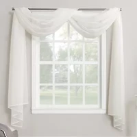 No. 918 Emily Sheer Voile Window Scarf Valance