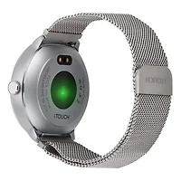 Itouch Sport 3 Womens Multi-Function Silver Tone Smart Watch 42203s-51-004