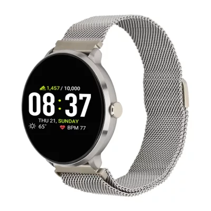 Itouch Sport 3 Womens Multi-Function Silver Tone Smart Watch 42203s-51-004