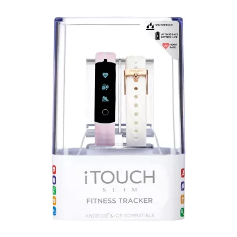 Itouch Slim Womens Multi-Function Pink Smart Watch 7456r-51-Bwh