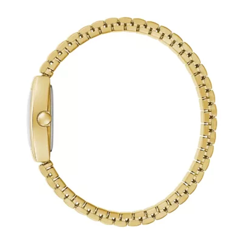 Caravelle Designed By Bulova Womens Gold Tone Stainless Steel Expansion Watch 44l261