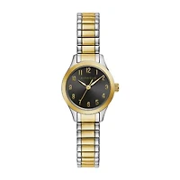 Caravelle Designed By Bulova Womens Two Tone Stainless Steel Expansion Watch 45l185