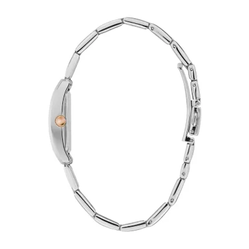 Caravelle Designed By Bulova Womens Two Tone Stainless Steel Bracelet Watch 45l187