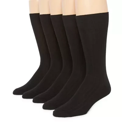 Stafford® 5-pk. Mens Cotton Rich Crew Socks