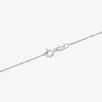 Silver Treasures Made In Italy Womens Sterling Silver 18 Inch Cable Chain Necklace