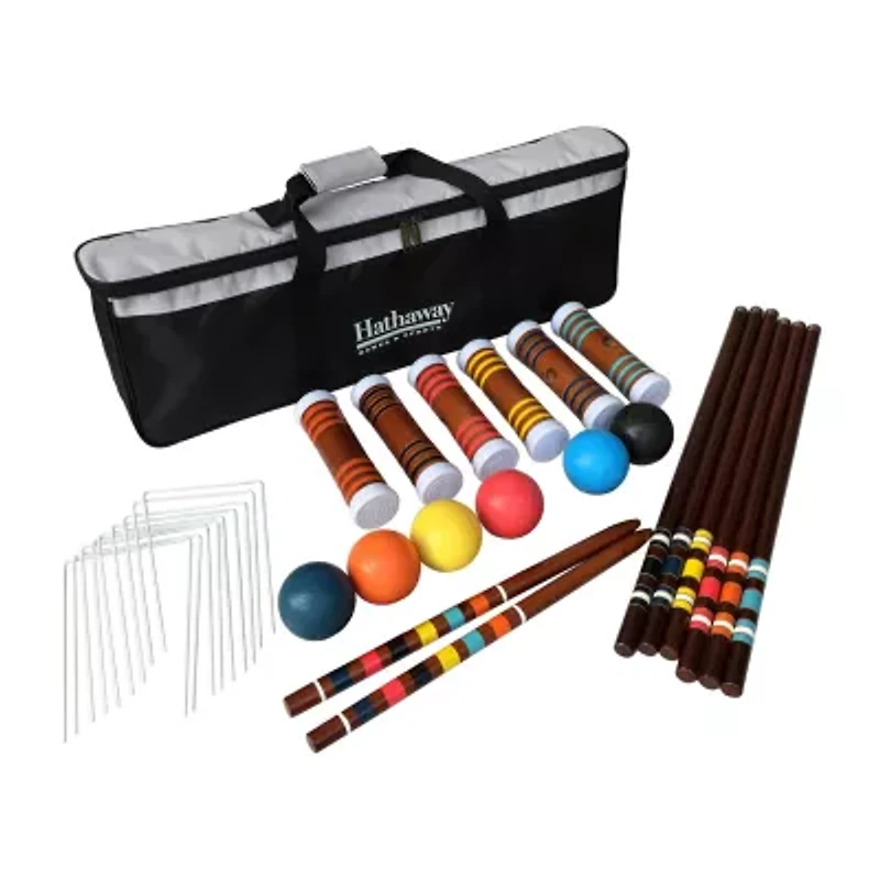 Hathaway 6-Player 24-pc. Croquet Set