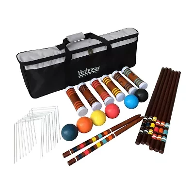 Hathaway 6-Player 24-pc. Croquet Set