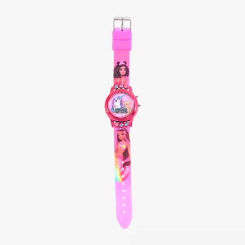 Barbie Girls Digital Multicolor Strap Watch Bdt4102jc