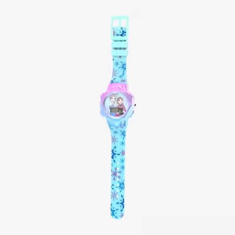 Disney Frozen Girls Digital Multicolor Strap Watch Fzn4794jc