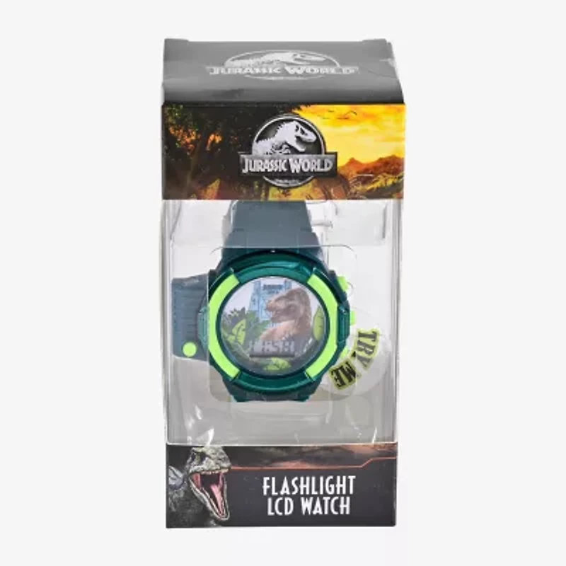 Jurassic World Boys Digital Green Strap Watch Jrw4071jc