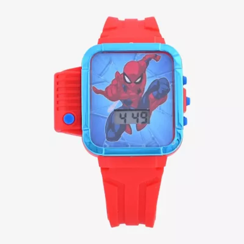 Spiderman Boys Red 2-pc. Watch Boxed Set Spd40121jc