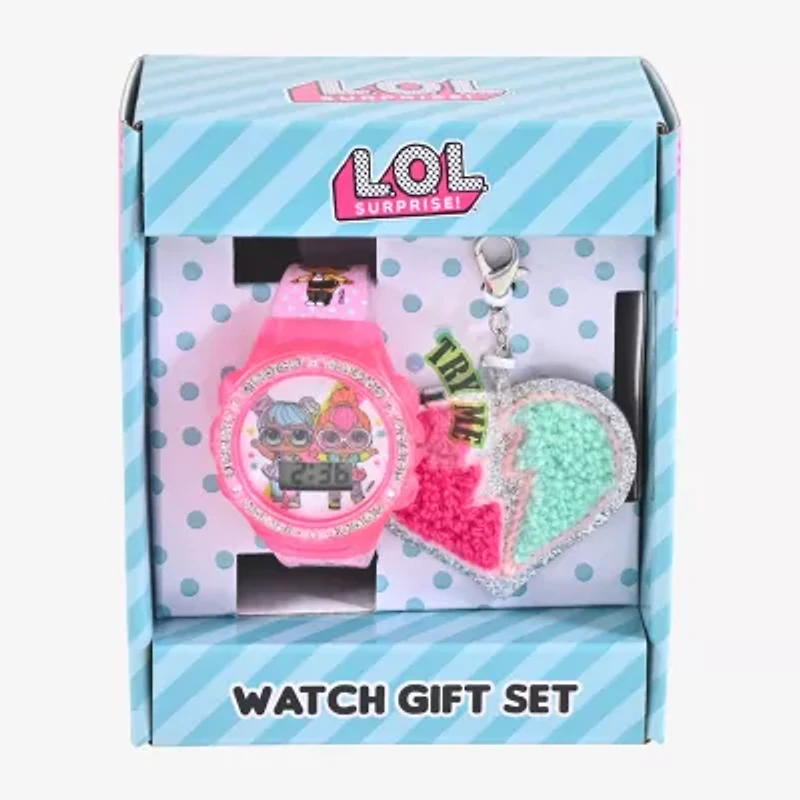LOL Girls Multicolor 2-pc. Watch Boxed Set Lol40241jc