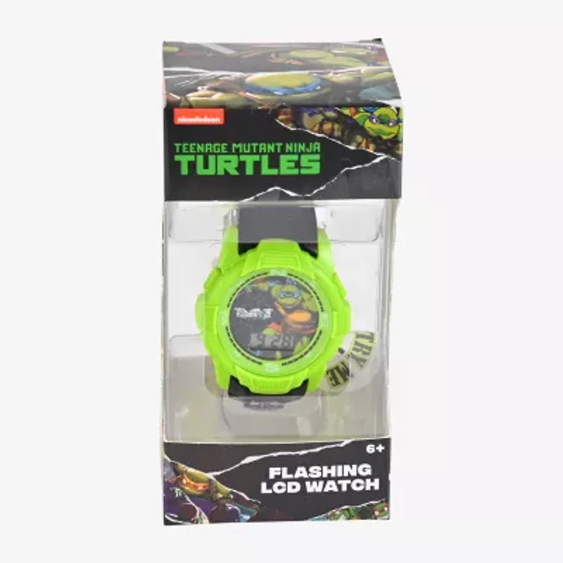 Teenage Mutant Ninja Turtles Boys Black Strap Watch Tmr4106jc