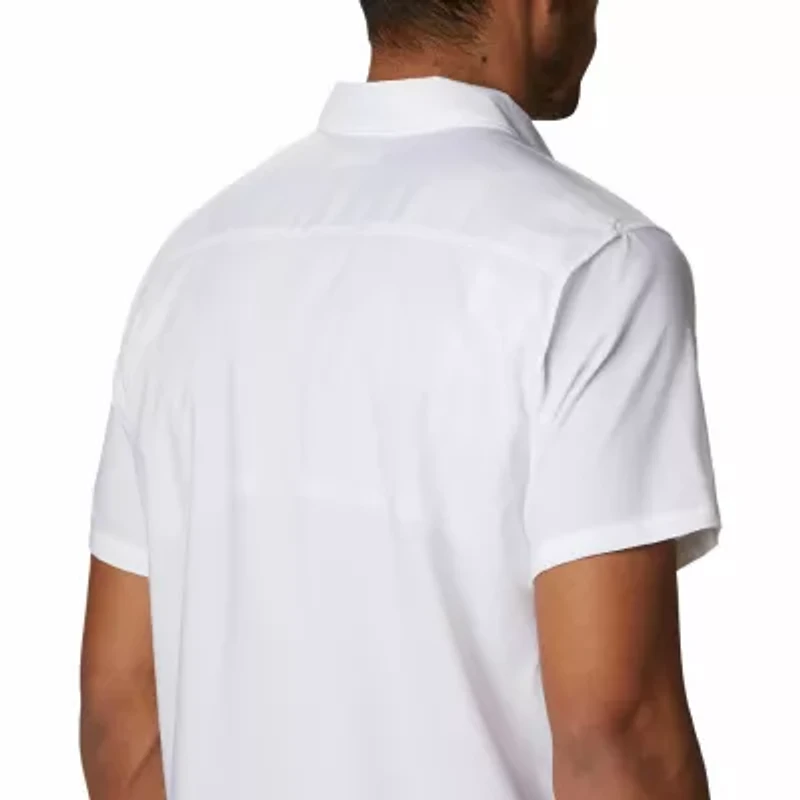 Columbia Utilizer Mens Short Sleeve Regular Fit Button-Down Shirt