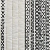 Linery Farmhouse Stripe Reversible Quilt Set