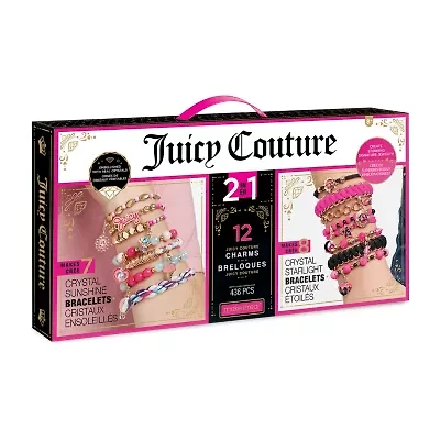 Juicy Couture 2-In-1 Crystal Sunshine & Starlight Bracelets Kit Jewelry Kit