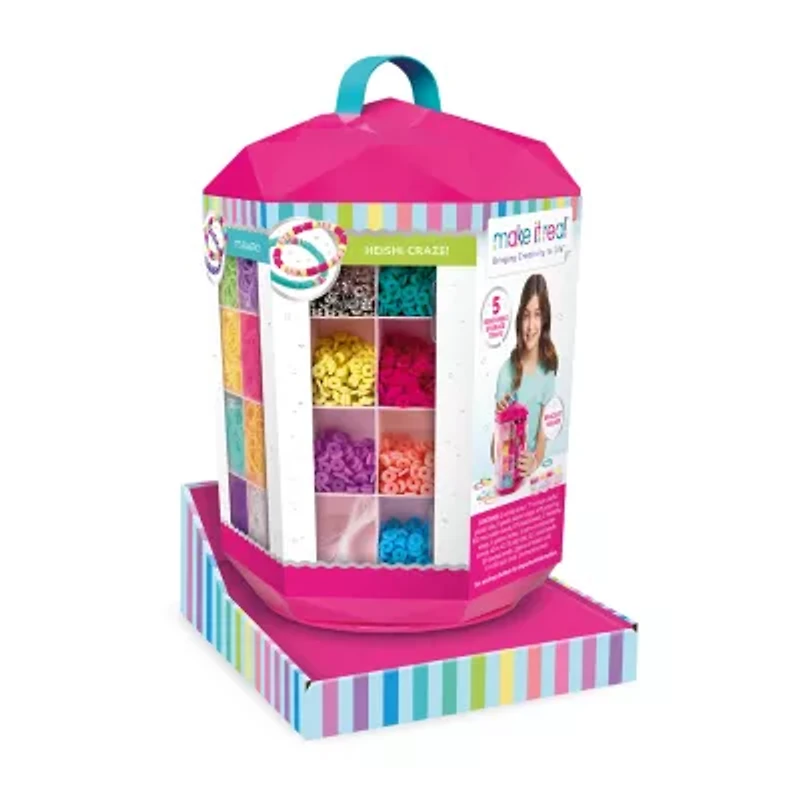 Make It Real 5-In-1 Activity Tower DIY Unique Jewelry Kit