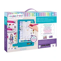 Make It Real Fashion Design Tracing Light Table 8-pc. Coloring Set