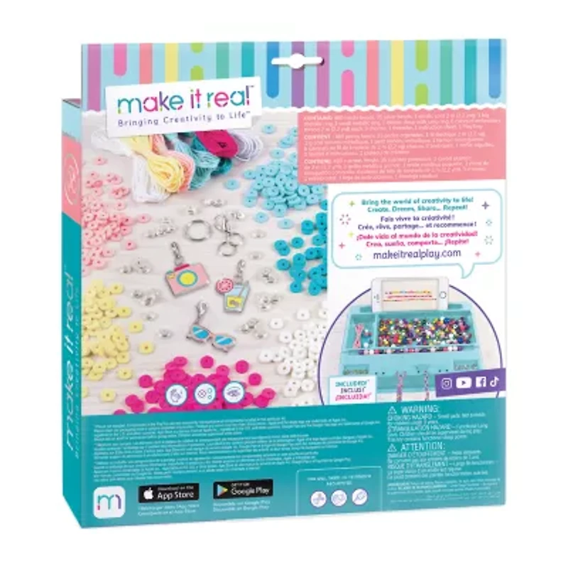 Make It Real Summer Vibes Heishi Bead Set Jewelry Kit