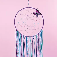 Make It Real DIY Dreamcatcher - Purple Pink Blue Butterfly