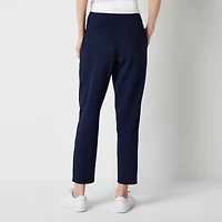 Stylus Womens Tapered High Rise Pull-On Pant