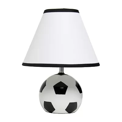 All the Rages Simple Designs Athletic Sports Ceramic Table Lamp