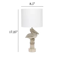 All the Rages Simple Designs Sitting Pelican Table Lamp