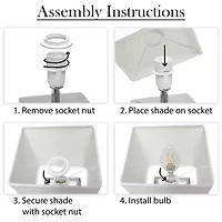All the Rages Simple Designs Hammered Metallic Ceramic Table Lamp
