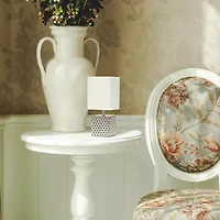 All the Rages Simple Designs Hammered Metallic Ceramic Table Lamp
