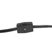 All the Rages Simple Designs Ruffled Metallic Ceramic Table Lamp