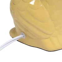 All the Rages Simple Designs Owl Ceramic Table Lamp