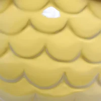 All the Rages Simple Designs Owl Ceramic Table Lamp