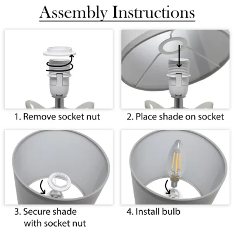 All the Rages Simple Designs Owl Ceramic Table Lamp